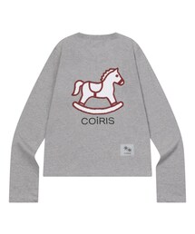 クレヨンポニーグラフィックロングスリーブTシャツ(4カラー)