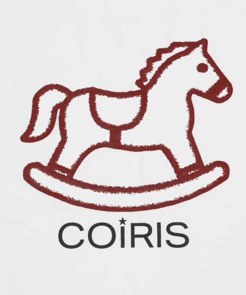 COIRIS(コイリス)の「クレヨンポニーグラフィックロングスリーブTシャツ(4カラー)(Tシャツ/カットソー・レディース・ホワイト/ライトグレー/ブラック/ネイビー・FREE)」の12枚目の写真