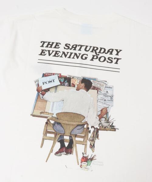 FORK&SPOON(フォークアンドスプーン)の「FORK&SPOON バックプリントTシャツ(Tシャツ/カットソー・レディース・ネイビー/オフホワイト・1)」の11枚目の写真