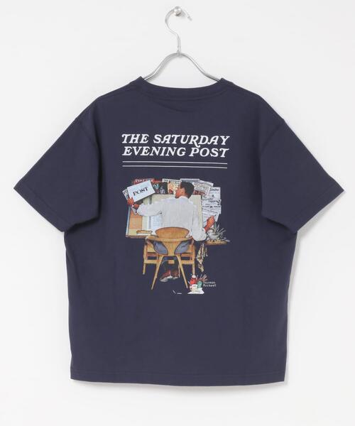 FORK&SPOON(フォークアンドスプーン)の「FORK&SPOON バックプリントTシャツ(Tシャツ/カットソー・レディース・ネイビー/オフホワイト・1)」の21枚目の写真