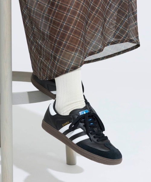 adidas（アディダス）の「adidas Originals/アディダス オリジナルス/SAMBA OG（スニーカー・レディース・ホワイト/ブラック・24.5cm/24.0cm/23.5cm/23.0cm）」の21枚目の写真