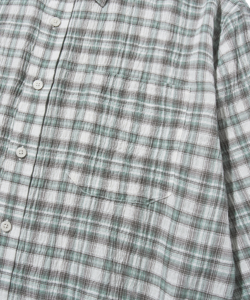 F.ILLUMINATE(フィルミネイト)の「リンクルタータンチェックシャツ-グリーン(シャツ/ブラウス・レディース・その他・SMALL/MEDIUM/LARGE)」の7枚目の写真