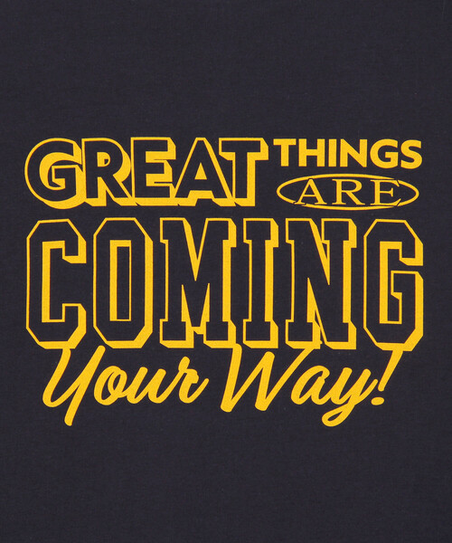 FREAK'S STORE(フリークスストア)の「メッセージ ロゴTシャツ(Great Things)/グレイトティングス Tシャツ(Tシャツ/カットソー・レディース・ワインレッド/グリーン/ネイビー・フリ-)」の20枚目の写真