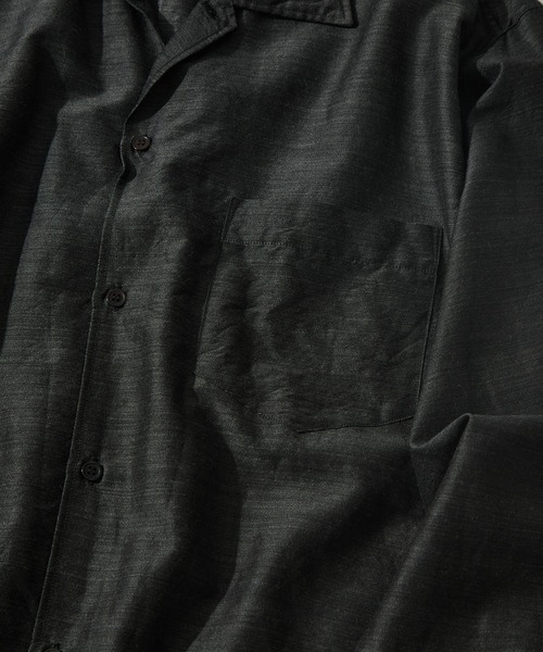 marka(マーカ)の「【marka/マーカ】OPEN COLLAR L/S SHIRT(シャツ/ブラウス・メンズ・グレー・2/1)」の4枚目の写真