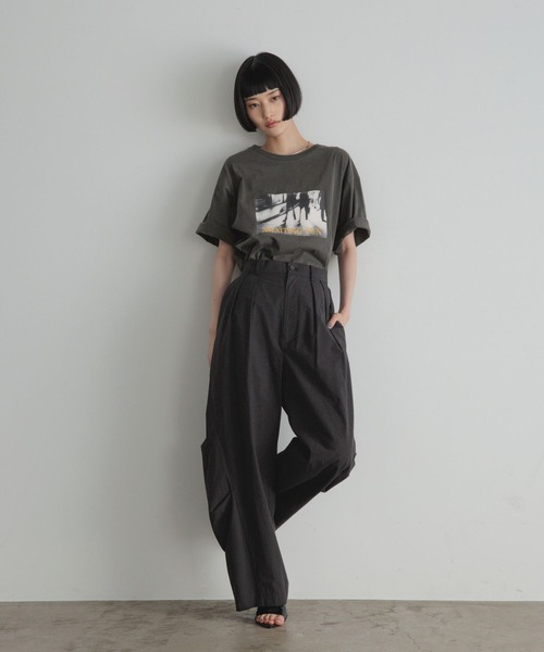 LOWRYS FARM(ローリーズファーム)の「タックボリュームパンツ 1051987(その他パンツ・レディース・ピンク/ベージュ/ブラック・MEDIUM/LARGE)」の15枚目の写真