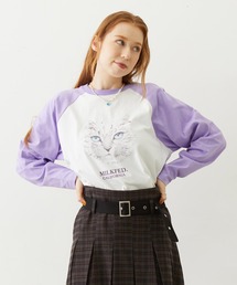 CAT HEART EYES B/B TEE