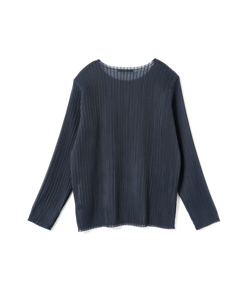mizuiroind(ミズイロインド)の「mizuiro ind プリーツライククルーネックプルオーバー(Tシャツ/カットソー・レディース・ブラック/ネイビー/アイボリー/カーキ・FREE)」の22枚目の写真