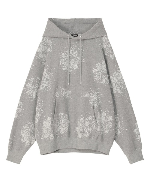 ZUCCa(ズッカ)の「FLOWER JACQUARD SWEATSHIRT / スウェット(スウェット・レディース・グレー/ネイビー・XL/M size)」の2枚目の写真