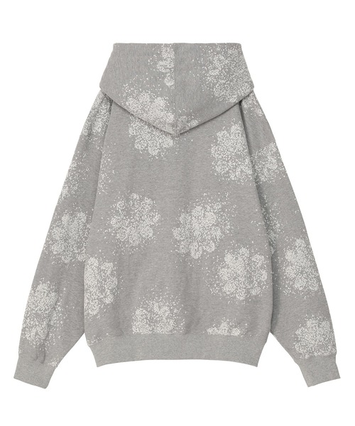 ZUCCa(ズッカ)の「FLOWER JACQUARD SWEATSHIRT / スウェット(スウェット・レディース・グレー/ネイビー・XL/M size)」の3枚目の写真