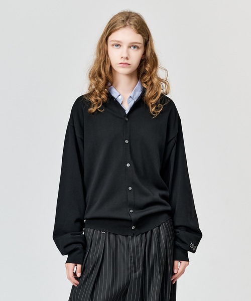 WETTEMPT(ウィテンプト)の「HIGH GAUGE L/S KNIT SHIRT / ハイゲージL/Sニットシャツ(ニット/セーター・メンズ・ブラウン/グレー/レッド/ブラック・SMALL/MEDIUM/LARGE)」の1枚目の写真