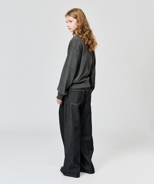 WETTEMPT(ウィテンプト)の「HIGH GAUGE L/S KNIT SHIRT / ハイゲージL/Sニットシャツ(ニット/セーター・メンズ・ブラウン/グレー/レッド/ブラック・SMALL/MEDIUM/LARGE)」の21枚目の写真
