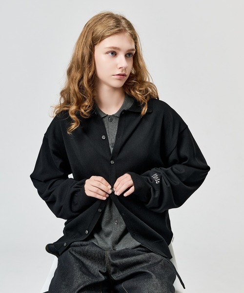 WETTEMPT(ウィテンプト)の「HIGH GAUGE L/S KNIT SHIRT / ハイゲージL/Sニットシャツ(ニット/セーター・メンズ・ブラウン/グレー/レッド/ブラック・SMALL/MEDIUM/LARGE)」の15枚目の写真