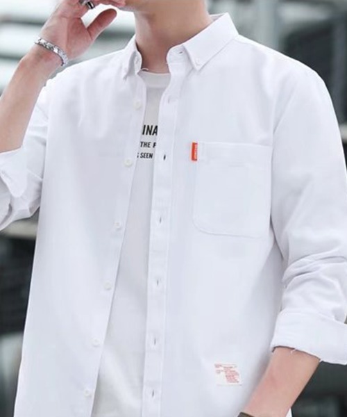 KELVIN(ケルヴァン)の「Classic Daily Shirt クラシックデイリーシャツ(シャツ/ブラウス・メンズ・グレー/ホワイト・MEDIUM/LARGE)」の1枚目の写真