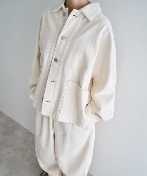 JOURNAL STANDARD LUXE(ジャーナルスタンダード ラックス)の「MATEY's ルーズデニムジャケット(その他アウター・レディース・ブラック/ホワイト・FREE)」の19枚目の写真