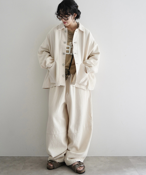 JOURNAL STANDARD LUXE(ジャーナルスタンダード ラックス)の「MATEY's ルーズデニムジャケット(その他アウター・レディース・ブラック/ホワイト・FREE)」の20枚目の写真