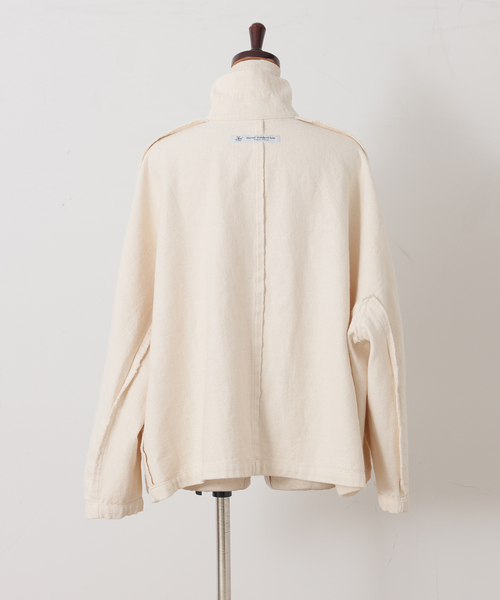 JOURNAL STANDARD LUXE(ジャーナルスタンダード ラックス)の「MATEY's ルーズデニムジャケット(その他アウター・レディース・ブラック/ホワイト・FREE)」の7枚目の写真