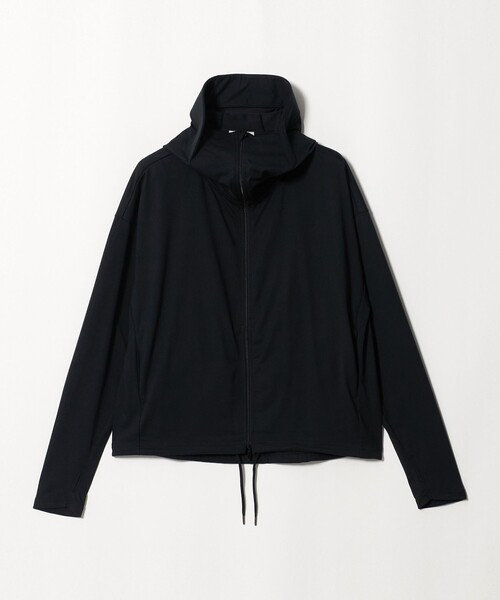green label relaxing(グリーンレーベルリラクシング)の「【WEB限定】<at ease>ドロスト カットソー パーカー UVカット 接触冷感 遮熱(パーカー・レディース・ホワイト・FREE)」の10枚目の写真