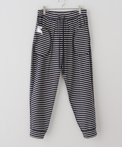 JOURNAL STANDARD LUXE(ジャーナルスタンダード ラックス)の「バスクテンジクボーダージョガーパンツ(その他パンツ・レディース・ネイビー・FREE)」の8枚目の写真