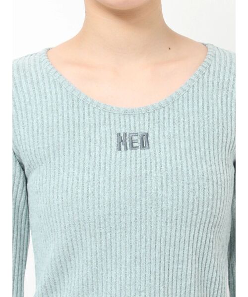 MURUA（ムルーア）の「テレコブラッシュトップス　秋服（Tシャツ/カットソー・レディース・ブラック/パープル/ブルー・FREE）」の16枚目の写真