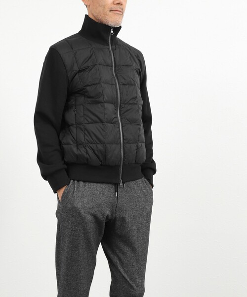 TAION(タイオン)の「【TAION/タイオン】別注 スウェットコンビ ハイネックダウンJK 26AW(ブルゾン・メンズ・ブラック/ライトグレー/ダークネイビー・S/M/L/XL)」の15枚目の写真