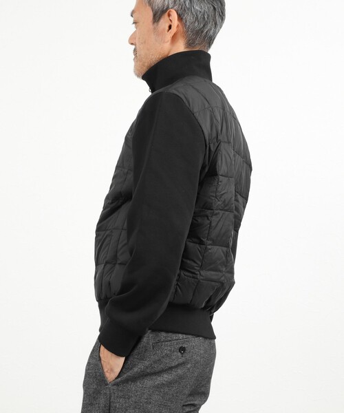 TAION(タイオン)の「【TAION/タイオン】別注 スウェットコンビ ハイネックダウンJK 26AW(ブルゾン・メンズ・ブラック/ライトグレー/ダークネイビー・S/M/L/XL)」の16枚目の写真