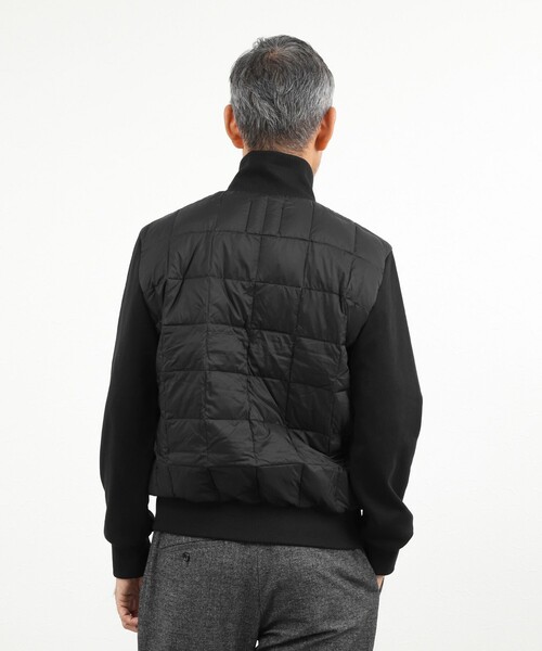TAION(タイオン)の「【TAION/タイオン】別注 スウェットコンビ ハイネックダウンJK 26AW(ブルゾン・メンズ・ブラック/ライトグレー/ダークネイビー・S/M/L/XL)」の17枚目の写真