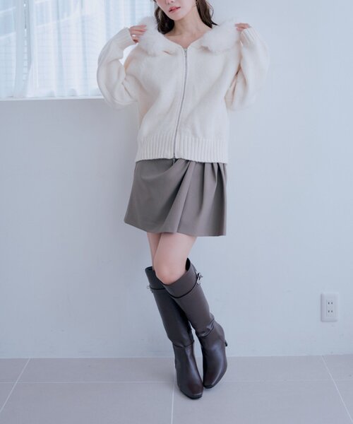 Chico(チコ)の「【SALON by Chico】ベルト付きヒールロングブーツ(ブーツ・レディース・ブラウン/ブラック・LARGE/MEDIUM/SMALL)」の15枚目の写真