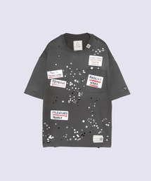 【MIHARAYASUHIRO/ミハラヤスヒロ】EMBELLISHED STICKER TEE