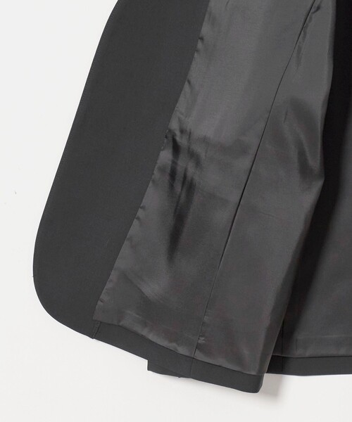 BEAUTY&YOUTH UNITED ARROWS(ビューティーアンドユースユナイテッドアローズ)の「毛ポリエステルブレンド トロピカル カラーレスジャケット(ノーカラージャケット・レディース・ブラック/モカ・M/S)」の12枚目の写真