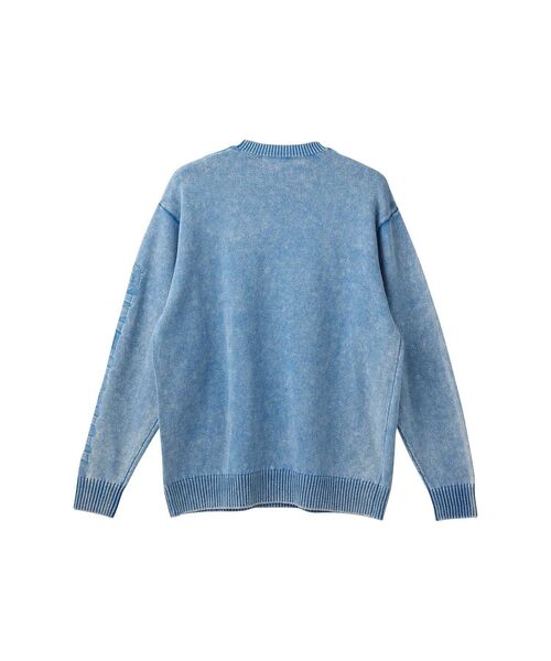 HYSTERIC GLAMOUR(ヒステリックグラマー)の「SEE NO EVIL セーター(ニット/セーター・メンズ・ダークインディゴブルー/ブラック・SMALL/MEDIUM/LARGE/X-LARGE)」の3枚目の写真