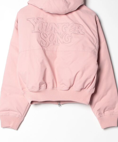 younger song(ヤンガーソング)の「Fur puffer hooded jacket(その他アウター・メンズ・カモフラージュ/PINK/Black/ブラウン・SMALL/LARGE/MEDIUM)」の7枚目の写真