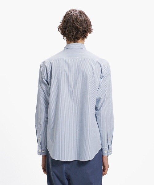 LACOSTE(ラコステ)の「イージーケア加工 ロンドンストライプ ストレッチボタンダウン長袖シャツ(シャツ/ブラウス・メンズ・ライトブルー/ライトグレー・39/38/40/41)」の9枚目の写真