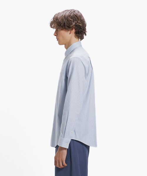 LACOSTE(ラコステ)の「イージーケア加工 ロンドンストライプ ストレッチボタンダウン長袖シャツ(シャツ/ブラウス・メンズ・ライトブルー/ライトグレー・39/38/40/41)」の12枚目の写真