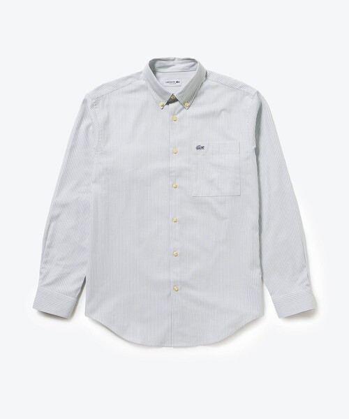 LACOSTE(ラコステ)の「イージーケア加工 ロンドンストライプ ストレッチボタンダウン長袖シャツ(シャツ/ブラウス・メンズ・ライトブルー/ライトグレー・39/38/40/41)」の22枚目の写真