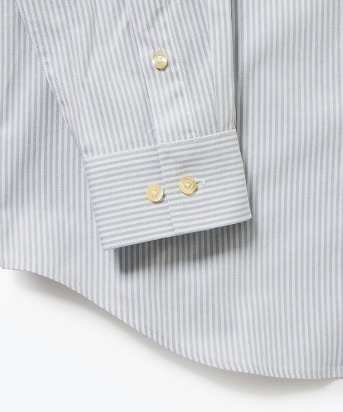 LACOSTE(ラコステ)の「イージーケア加工 ロンドンストライプ ストレッチボタンダウン長袖シャツ(シャツ/ブラウス・メンズ・ライトブルー/ライトグレー・39/38/40/41)」の7枚目の写真