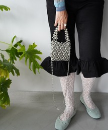 【SANSeLF】2WAYパールビーズミニチェーンバッグ saa26a038