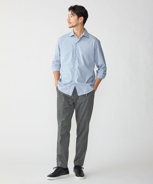 SHIPS(シップス)の「MADE IN JAPAN エステネージュ ワイドカラー シャツ(シャツ/ブラウス・メンズ・ネイビー/コバルトブルー・SMALL/MEDIUM/LARGE/X-LARGE)」の7枚目の写真