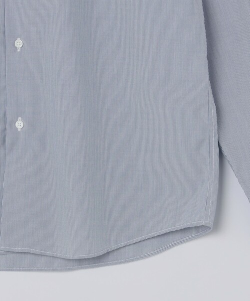 SHIPS(シップス)の「MADE IN JAPAN エステネージュ ワイドカラー シャツ(シャツ/ブラウス・メンズ・ネイビー/コバルトブルー・SMALL/MEDIUM/LARGE/X-LARGE)」の14枚目の写真