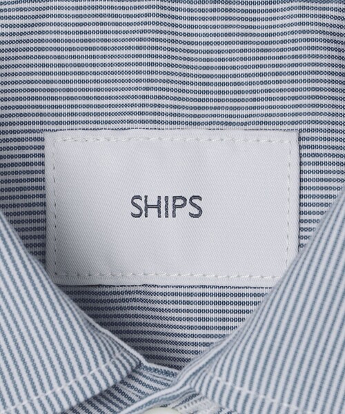 SHIPS(シップス)の「MADE IN JAPAN エステネージュ ワイドカラー シャツ(シャツ/ブラウス・メンズ・ネイビー/コバルトブルー・SMALL/MEDIUM/LARGE/X-LARGE)」の16枚目の写真