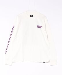 VANSアパレル(WJ) ヴァンズ U Punch Hole Full Patch L TEE ロングスリーブ 126K1022200 ABC-MART限定 OFF WHITE
