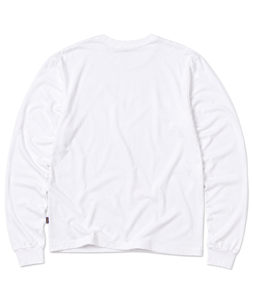 LAUGHER（ラファー）の「リン ロングスリーブTシャツ - ホワイト（Tシャツ/カットソー・レディース・ホワイト・MEDIUM/X-LARGE/LARGE）」の2枚目の写真
