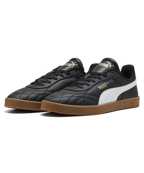 PUMA(プーマ)の「PUMA/プーマ スニーカー PUMA CLUB 2 INDOOR プーマ クラブ2 インドア 404464(スニーカー・レディース・ブラック/ホワイト・25.5cm/24.5cm/23.5cm/22.5cm/25.0cm/24.0cm/23.0cm)」の4枚目の写真