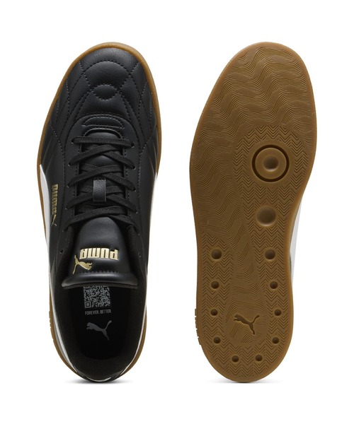 PUMA(プーマ)の「PUMA/プーマ スニーカー PUMA CLUB 2 INDOOR プーマ クラブ2 インドア 404464(スニーカー・レディース・ブラック/ホワイト・25.5cm/24.5cm/23.5cm/22.5cm/25.0cm/24.0cm/23.0cm)」の5枚目の写真
