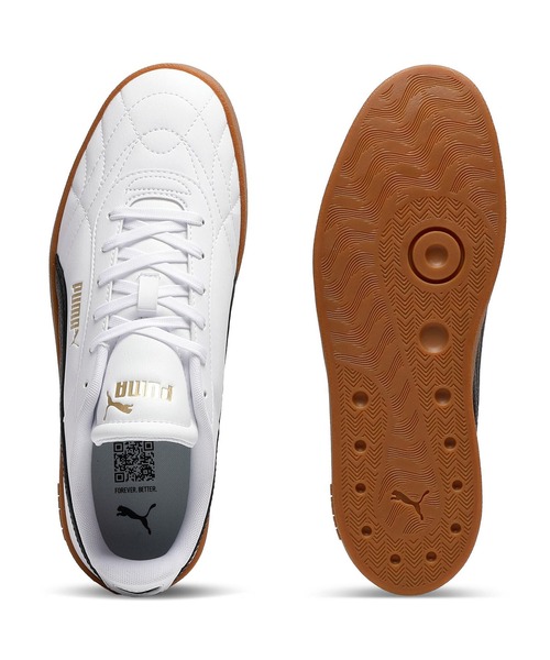 PUMA(プーマ)の「PUMA/プーマ スニーカー PUMA CLUB 2 INDOOR プーマ クラブ2 インドア 404464(スニーカー・レディース・ブラック/ホワイト・25.5cm/24.5cm/23.5cm/22.5cm/25.0cm/24.0cm/23.0cm)」の10枚目の写真