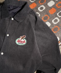 MACK TRUCKS（マックトラックス）の「MACK TRUCKS / マックトラックス CORDUROY COACHERS JACKET ロゴ刺繡コーデュロイ コーチジャケット（ブルゾン）」