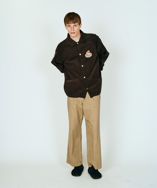 MACK TRUCKS(マックトラックス)の「MACK TRUCKS / マックトラックス CORDUROY COACHERS JACKET ロゴ刺繡コーデュロイ コーチジャケット(ブルゾン・メンズ・グリーン/ブラック/チャコールグレー/ブラウン・MEDIUM/LARGE)」の12枚目の写真