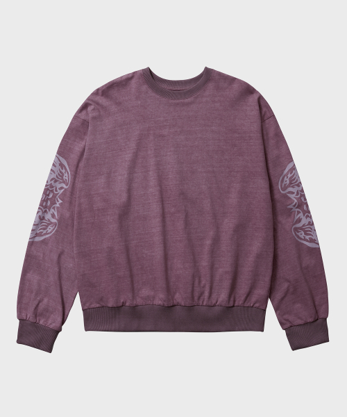 MICHAEL1991（ミカエル1991）の「JAY P.G SWEATSHIRT - VTG PUPPLE（スウェット・レディース・パープル・MEDIUM/LARGE）」の2枚目の写真