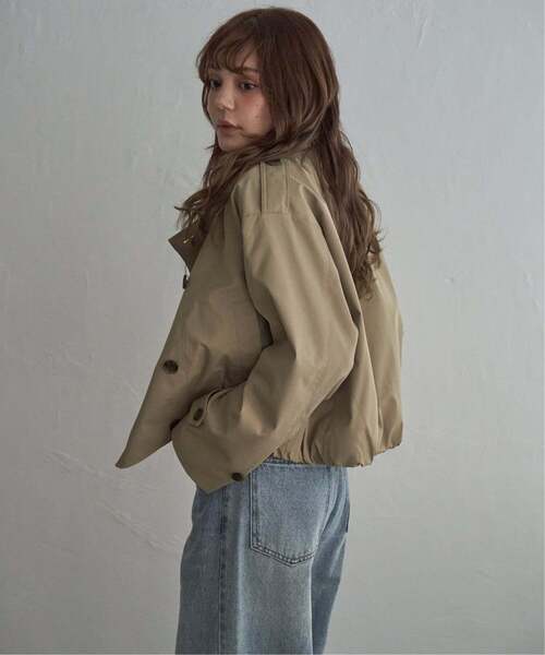 notch.(ノッチ)の「ショートバルーントレンチ(トレンチコート・レディース・ブラック/ベージュ・M)」の18枚目の写真