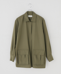 【TU ES MON TRESOR/トゥ エ モン トレゾア】Safari Wool Shirt