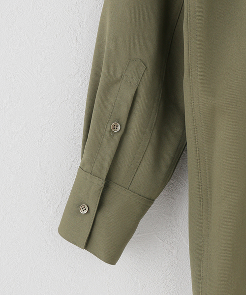 Tu es mon TRESOR（トゥ エ モン トレゾア）の「【TU ES MON TRESOR/トゥ エ モン トレゾア】Safari Wool Shirt（シャツ/ブラウス・レディース・カーキ・MEDIUM）」の4枚目の写真